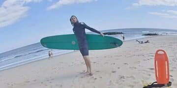 Belmar, NJ surfer arrested and accosted for not having beach badge on his person
