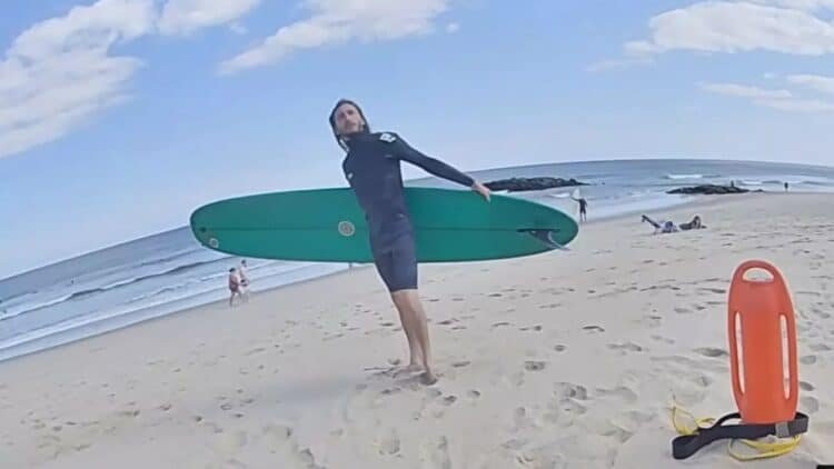 Belmar, NJ surfer arrested and accosted for not having beach badge on his person