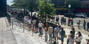 Happy Gilmore 2 casting call line in Morristown, NJ